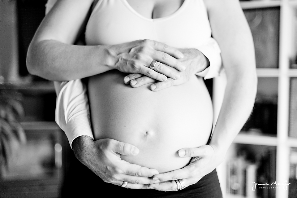 Schwangerschaftsfotos daheim